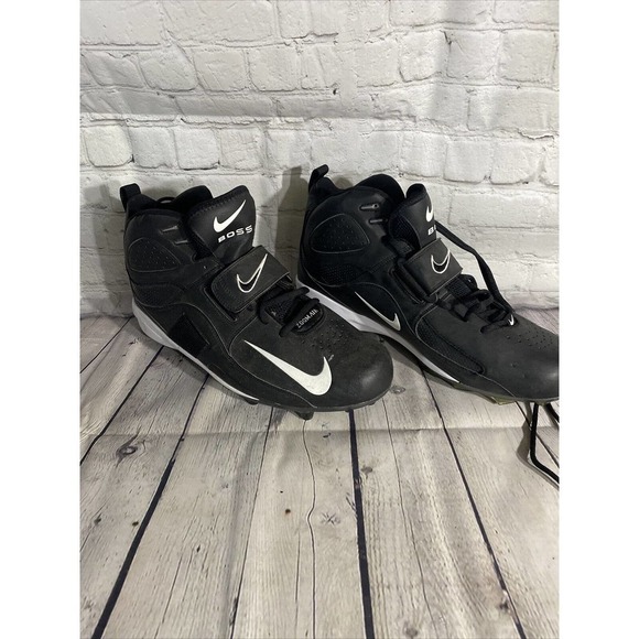 Nike Boss Zoomair Boss Men's football cleats black and white size 15 - Picture 1 of 6
